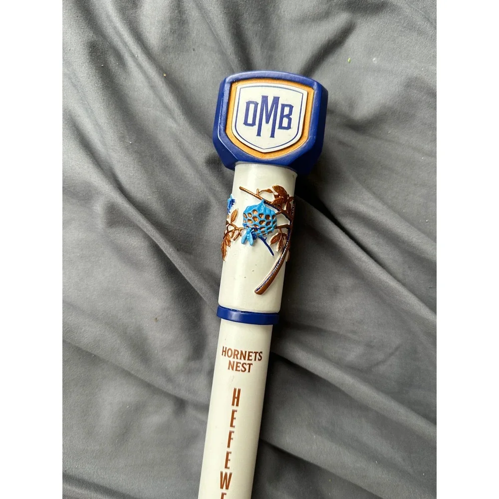 Olde Mecklenburg Brewery OMB Hornets Nest Hefeweizen Beer Tap Handle Barware